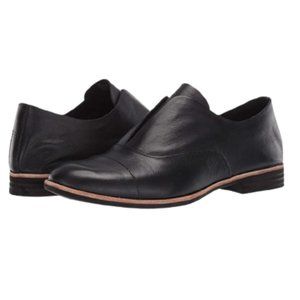 NWOB Kork-Ease Nottingham Leather Flat/ Loafer Lace-less Black